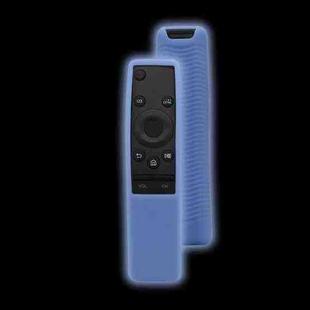 For Samsung BN59 Series Smart TV Remote Control Non-Slip Silicone Protective Case(Luminous Blue)