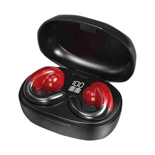 S29 Mini Portable Painless HD LED Digital Display Wireless Bluetooth 5.2 TWS Earphone(Red)