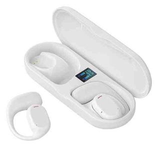JS270 Wireless Bluetooth Headset Hanging Ear Business Sports Earphone(White)