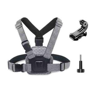 XD-001 Chest Strap Mount Front Rear Holder for  for GoPro Hero11 Black / HERO10 Black / HERO9 Black / HERO8 Black / HERO7 /6 /5 /5 Session /4 Session /4 /3+ /3 /2 /1, Insta360 , DJI Osmo Action and Other Action Cameras, Smartphones