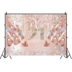 MDU05521 1.5m x 1m Rose Golden Balloon Birthday Party Background Cloth Photography Photo Pictorial Cloth