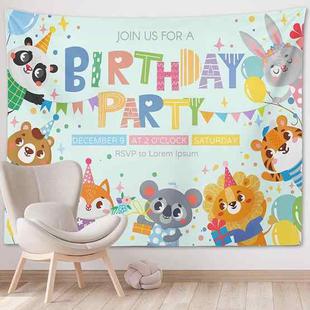 Happy Birthday Photo Backdrop Party Decoration Tapestry, Size: 230x150cm(GT56-8)
