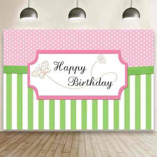 1.5m x 1m Flower Series Happy Birthday Party Photography Background Cloth(Msd00712)
