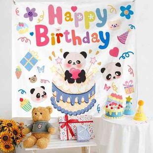 Birthday Layout Hanging Cloth Children Photo Wall Cloth, Size: 150x180cm Velvet(5)