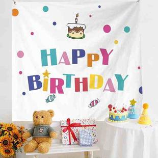 Birthday Layout Hanging Cloth Children Photo Wall Cloth, Size: 150x180cm Velvet(20)
