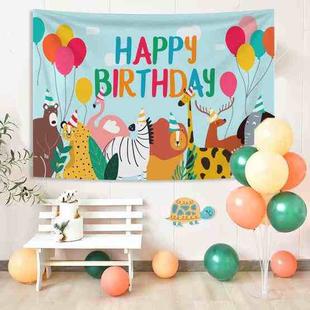 Birthday Background Cloth Cartoon Baby Photo Layout Cloth, Size: Brushed Cloth 200x150cm(GT1849)