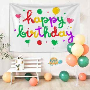 Birthday Background Cloth Cartoon Baby Photo Layout Cloth, Size: Short Plush 200x150cm(GT1842)