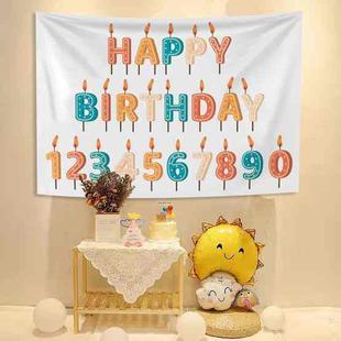 Birthday Background Cloth Cartoon Baby Photo Layout Cloth, Size: Short Plush 200x150cm(GT1850)