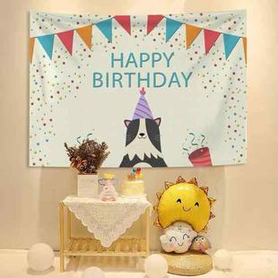 Birthday Background Cloth Cartoon Baby Photo Layout Cloth, Size: Brushed Cloth 230x180cm(GT1846)