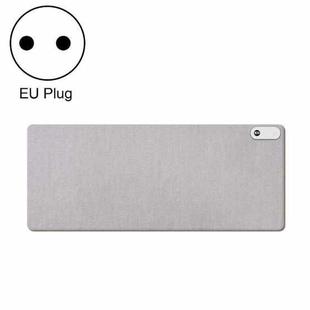 150W  80x33cm Heated Mouse Pad Digital Display Adjustable Hand Warmer Desk Pad 220V EU Plug Gray 