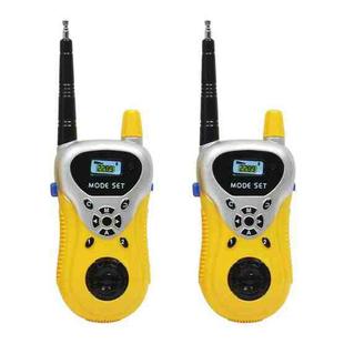 2289 1 Pair Children Mini Walkie Talkie Toys Wireless Talking Outdoor Interactive Toys(Yellow)