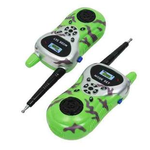 2289 1 Pair Children Mini Walkie Talkie Toys Wireless Talking Outdoor Interactive Toys(Green)