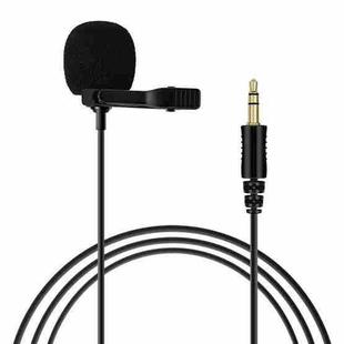 For Rode Wireless Camera Lavalier Microphone, Length 1.5m(Black)