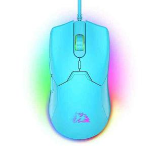 ZIYOU LANG M6 7 Keys 7200DPI Macro Programming Game RGB Backlight Mouse, Cable Length:1.5m(Blue)