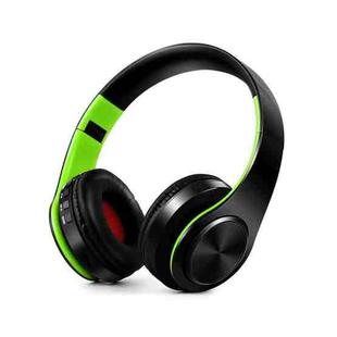 LPT660 Bluetooth Wireless Headset HIFI Stereo Sports Headphones(Black+Green)
