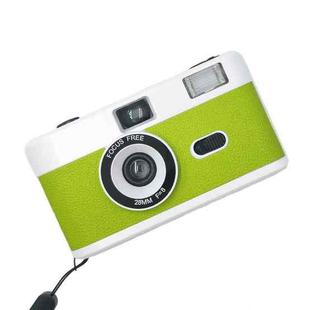 R2-FILM Retro Manual Reusable Film Camera for Children without Film(White+Green)