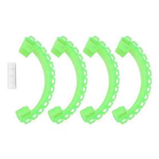 For DJI Avata BRDRC-9604 4pcs Drone Propeller TPU Protective Guard UAV Bumper Anti-collision Ring Cover(Green)