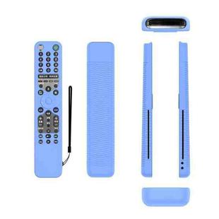 Y46 Remote Control Anti-Fall Silicone Protective Case For Sony RMF-TX600C/P/U/E 500U/E(Luminous Blue)