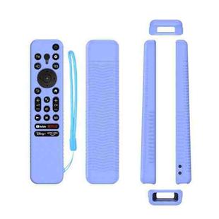 Y56 Voice Remote Silicone Anti-Fall Protective Case For Sony RMF-TX800U/C/P/T/900U(Luminous Blue)