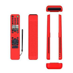 For Sony RMF/MG3-TX520U Y52 Voice Remote Anti-Drop Silicone Protective Cover(Red)