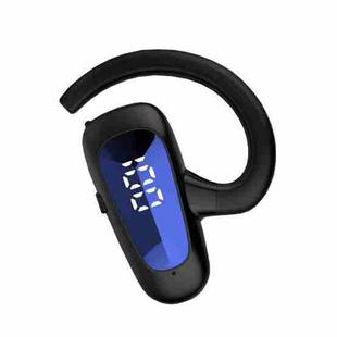 Bone Conduction Concepts Digital Display Stereo Bluetooth Earphones, Style: Single Ear(Blue)