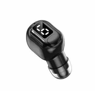 M5 Digital Display Bluetooth Headset Mini In-ear Invisible Headphones(Black)