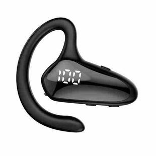 YX02 With Digital Display Hanging Ear Bone Conduction Bluetooth Headset(Black)