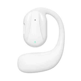 YJ77 Bluetooth 5.2 Ear-mounted OWS Bone Conduction Headset(Left Ear White)