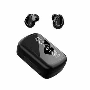 SKY10 Charging Bin Stereo Digital Display Mini Invisible Bluetooth Headset(Black)
