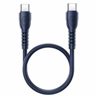 REMAX RC-C022 USB-C / Type-C To USB-C / Type-C PD 65W   Fast Charging Data Cable,Length 0.3m(Blue)
