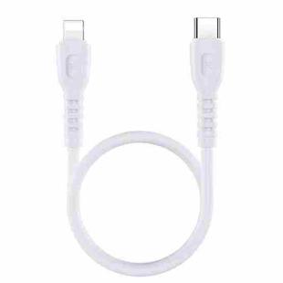 REMAX RC-C022 USB-C / Type-C To 8 Pin PD 20W Fast Charging Data Cable,Length 0.3m(White)