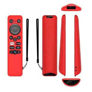 For Realme 32/43 Inch Y41 TV Remote Control All-Inclusive Anti-Drop Silicone Protective Case(Red)