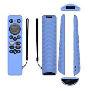 For Realme 32/43 Inch Y41 TV Remote Control All-Inclusive Anti-Drop Silicone Protective Case(Luminous Blue)