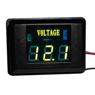 DES-2 Car Battery Voltage Meter DC LED Digital Display 12V Motorcycle RV Yacht Voltage Meter Detector(Green)