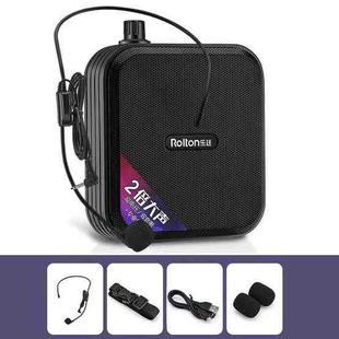 Rolton K600 7.4V Bluetooth Audio Speaker Megaphone Voice Amplifier Without Transmitter(Black)