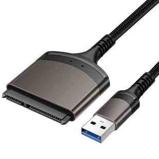 Aluminum Easy Drive Line USB3.0 To SATA Hard Disk Data Cable Supports 2.5 Inch SATA 22P, Length: 20cm