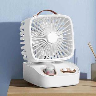 ICARER FAMILY F12 Desktop Shaking Head Silent Portable Aromatherapy Air Conditioning Fan(White)