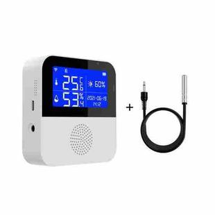 Tuya WIFI Temperature And Humidity Sensor With 2.9inch LCD Display,Spec: With Sensing Line