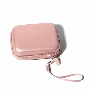 For FUJIFILM Instax Mini EVO  Link LiPlay PU Leather Camera Bag  With Wrist Strap(Pink)
