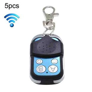 5pcs Wireless 433MHZ RF Remote Control 1527 Chip Metal 4 Button Learning Code Remote Control