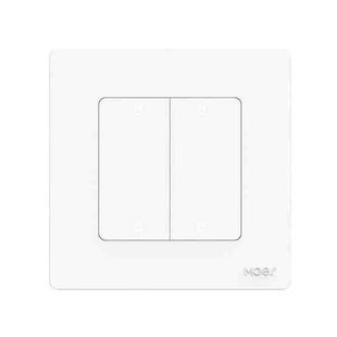 Tuya ZigBee Smart Single-fire Zero-fire Sharing Timing Voice Wall Switch EU Plug, Style: 4 Ways (White Scene Casual Post)