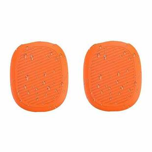 T2 For Apple AirPods Max 1pair Bluetooth Headset Anti-Fall Silicone Protective Case(Orange)
