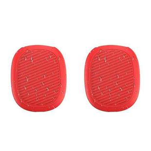 T2 For Apple AirPods Max 1pair Bluetooth Headset Anti-Fall Silicone Protective Case(Red)