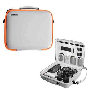 For DJI Avata CYNOVA C-ACC-001 Portable Lightweight Shoulder Handed Waterproof Storage Bag(Gray Orange)