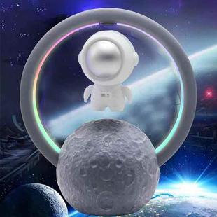 Y-598 Suspended Astronaut Bluetooth Speaker RGB Light Subwoofer Ornament,Spec: 598B Silver