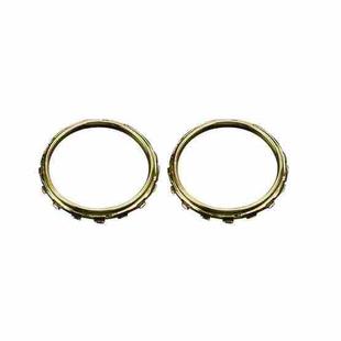 For Xbox One Elite 5pairs 3D Replacement Ring Handle Accessories, Color: Gold Plating