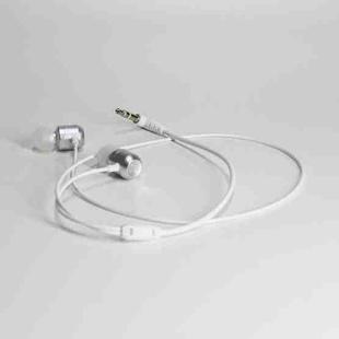 For Oculus Quest 2 VR Glasses Ear-in Headset 3.5 Elbow Aluminum Earphones(White)
