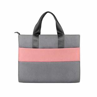 ST05DZ 14.1-15.4 Inch Universal Color Matching Portable Laptop Liner Bag(Pink and Gray)