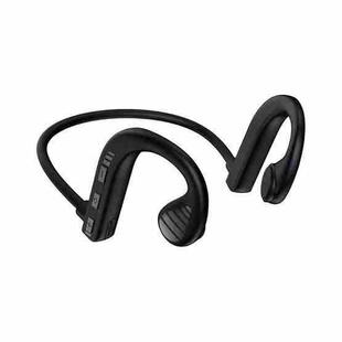 W10 Bone Conduction Wireless Portable Hanging Ear IPX5 Waterproof Noise Reduction Bluetooth Earphone, Style: Boxed(Black)