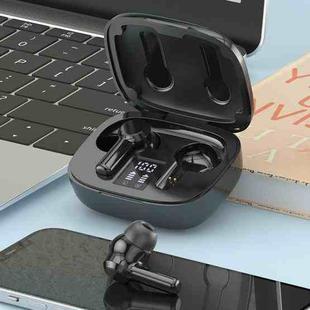 W30 TWS Digital Display Touch Sports Noise Reduction Bluetooth Earphone(Black)